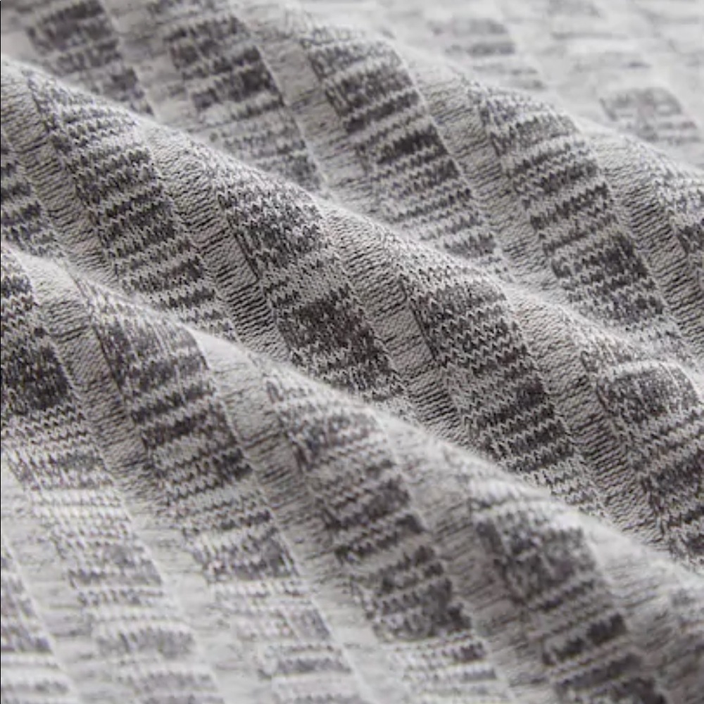 Gray Knit Ribbed Dress - Picture 4 of 5